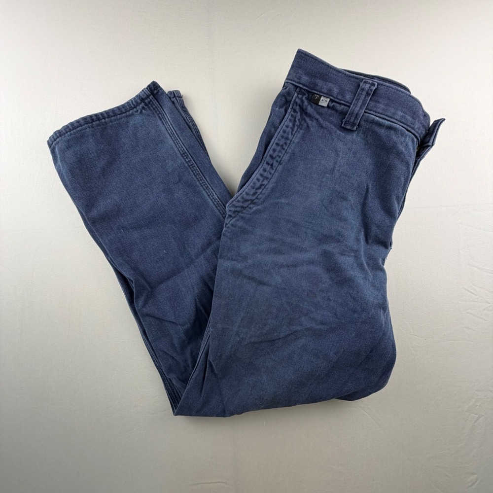 Carhartt FR Flame Resistant Canvas Work Pants Men 32x30 Navy CAT 2 NFPA 2112 230